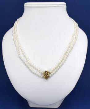 Perlenkette - Gold, Brillant - 2000