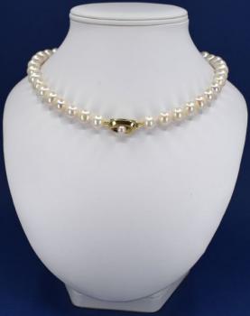 Perlenkette - Gold, Perle - 2000