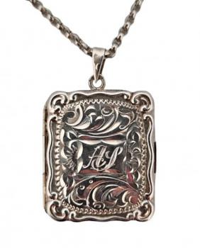 Silberne Halskette - Silber - 1900